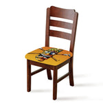 Tiki Totem Print Chair Cushion Cover