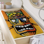 Tiki Totem Print Changing Pad Cover