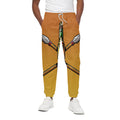 Tiki Totem Print Cotton Sweatpants