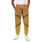 Tiki Totem Print Cotton Pants