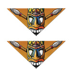 Tiki Totem Print Dog Bandana