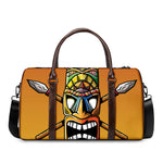 Tiki Totem Print Duffle Bag