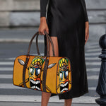 Tiki Totem Print Duffle Bag