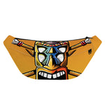 Tiki Totem Print Fanny Pack
