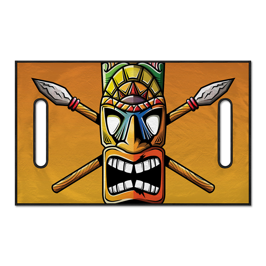 Tiki Totem Print Golf Cart Seat Cover