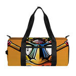 Tiki Totem Print Gym Bag