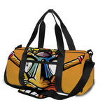 Tiki Totem Print Gym Bag