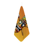 Tiki Totem Print Hand Towel