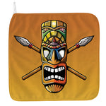 Tiki Totem Print Hand Towel