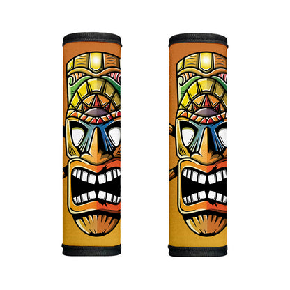 Tiki Totem Print Handle Covers