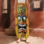 Tiki Totem Print Harem Pants