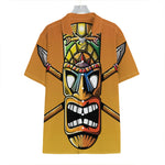 Tiki Totem Print Hawaiian Shirt