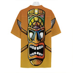 Tiki Totem Print Hawaiian Shirt