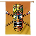 Tiki Totem Print House Flag