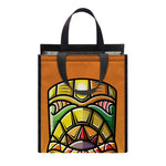 Tiki Totem Print Insulated Lunch Tote