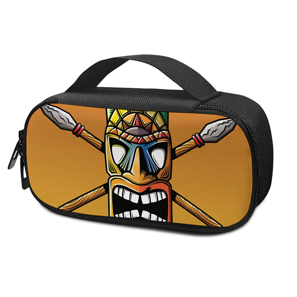 Tiki Totem Print Insulin Cooler Travel Case