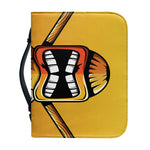 Tiki Totem Print Leather Bible Cover