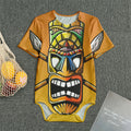 Tiki Totem Print Men's Bodysuit
