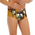 Tiki Totem Print Men's Briefs