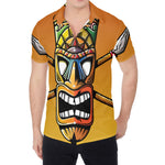 Tiki Totem Print Men's Shirt