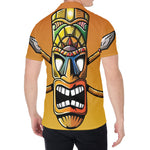 Tiki Totem Print Men's Shirt