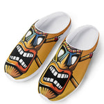 Tiki Totem Print Mesh Casual Shoes