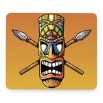 Tiki Totem Print Mouse Pad