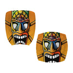 Tiki Totem Print Office Chair Cover