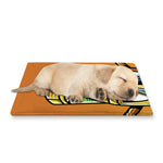 Tiki Totem Print Pet Cooling Mat Cover