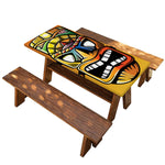 Tiki Totem Print Picnic Table Cover