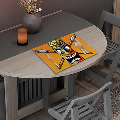 Tiki Totem Print Placemat