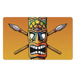 Tiki Totem Print Polyester Doormat