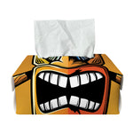 Tiki Totem Print Rectangle Tissue Box Cover