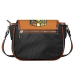 Tiki Totem Print Saddle Bag