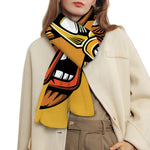 Tiki Totem Print Scarf