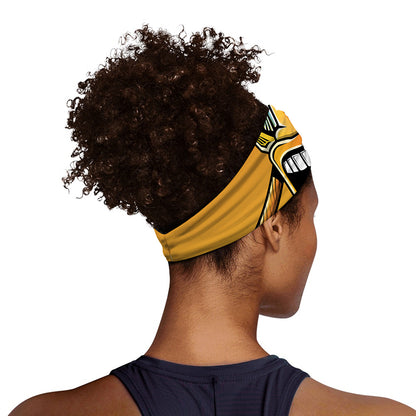 Tiki Totem Print Sports Headband
