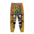 Tiki Totem Print Sweatpants