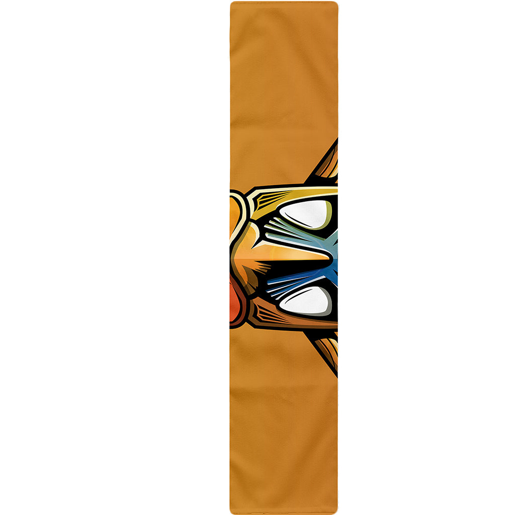 Tiki Totem Print Table Runner