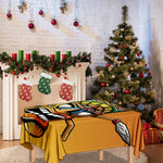 Tiki Totem Print Tablecloth