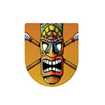 Tiki Totem Print Toilet Lid Cover