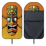 Tiki Totem Print Waterproof Car Seat Cover