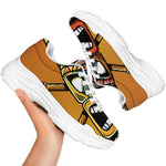 Tiki Totem Print White Chunky Shoes