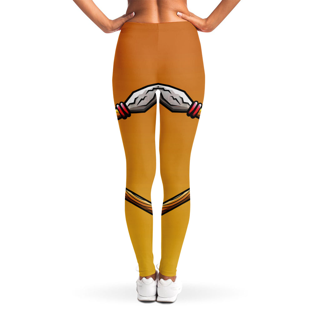 Tiki Totem Print Women's Leggings