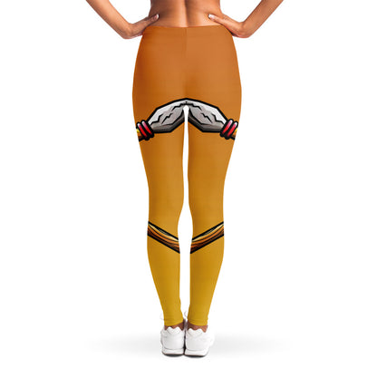 Tiki Totem Print Women's Leggings