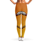 Tiki Totem Print Women's Leggings