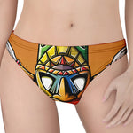Tiki Totem Print Women's Thong
