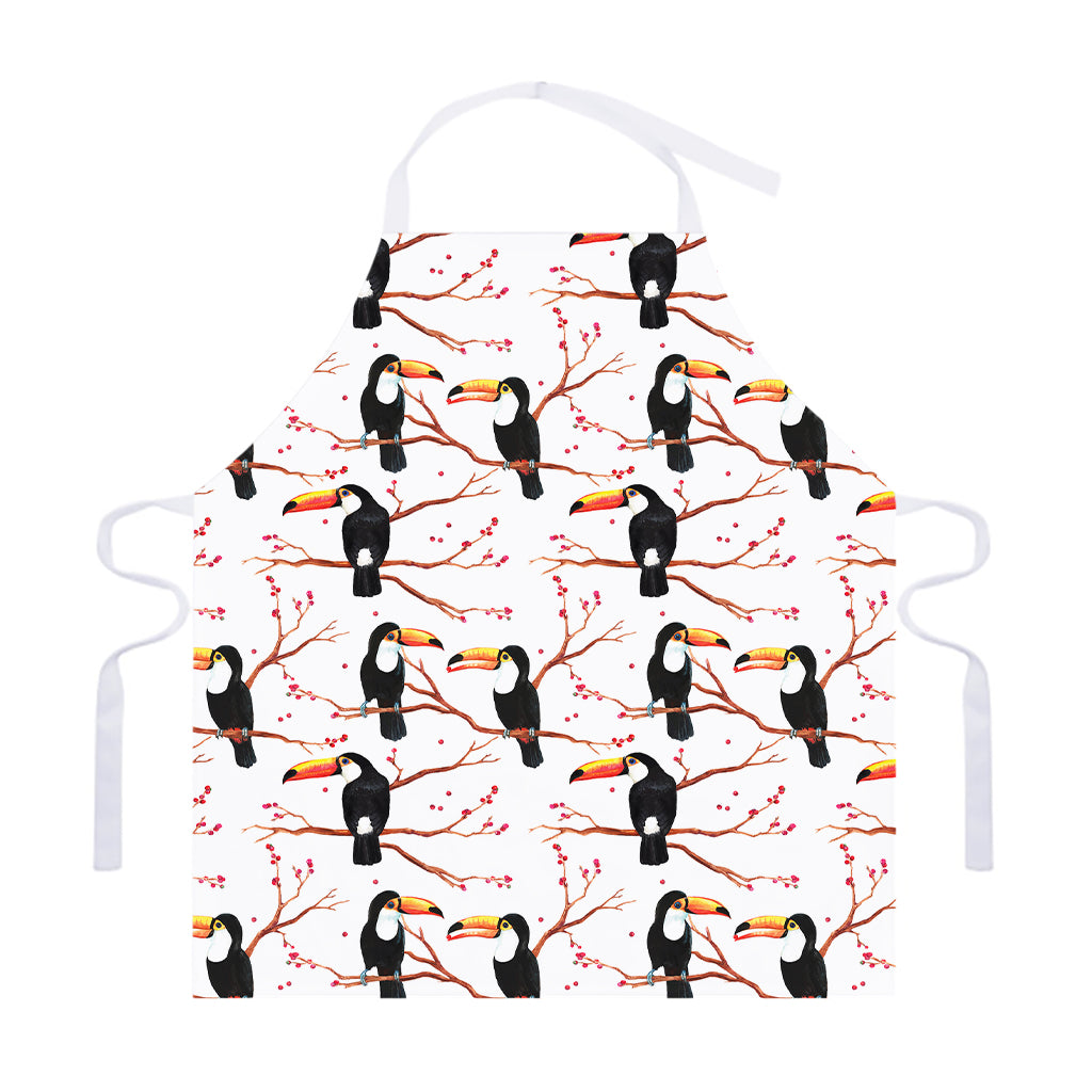Toco Toucan Pattern Print Adjustable Apron