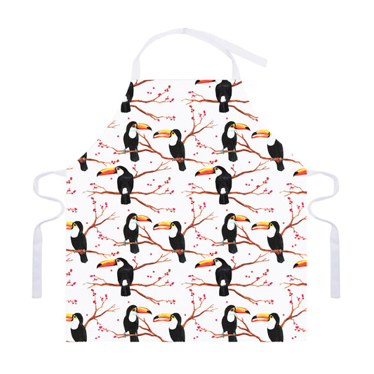 Toco Toucan Pattern Print Adjustable Apron