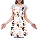 Toco Toucan Pattern Print Adjustable Apron