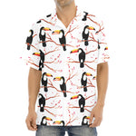 Toco Toucan Pattern Print Aloha Shirt